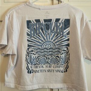 Rip Curl White Short Sleeve Tee